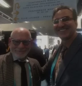Professor Steven R Cohen with Dr. Mosaferian