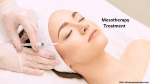 Mesotherapy under the eyes